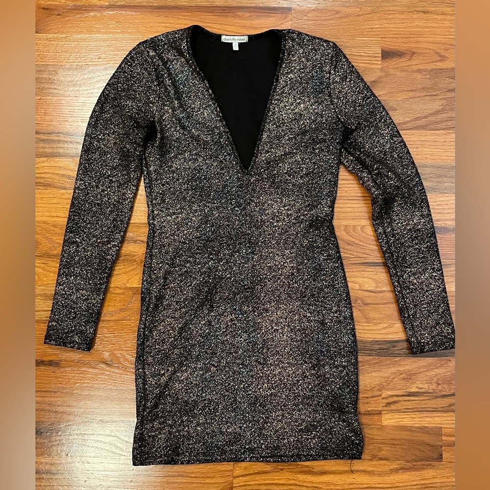 Metallic Mini dress